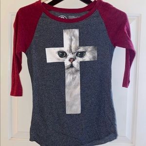 Cat shirt small